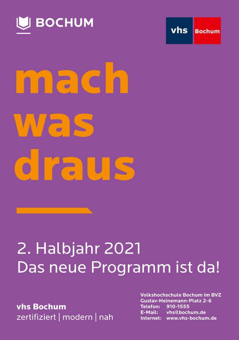 Das Neue Vhs Programm Liegt Aus Und Geht Online „mach Was Draus“ Stadt Bochum 2581